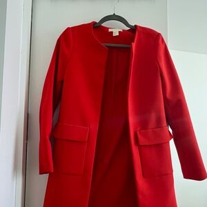 Red orange blazer
